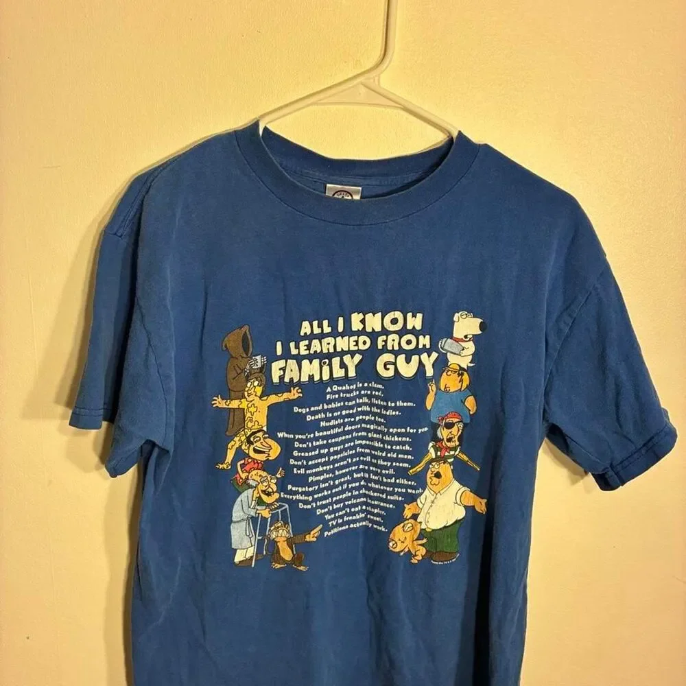 Family-guy Men's Blue T-shirt